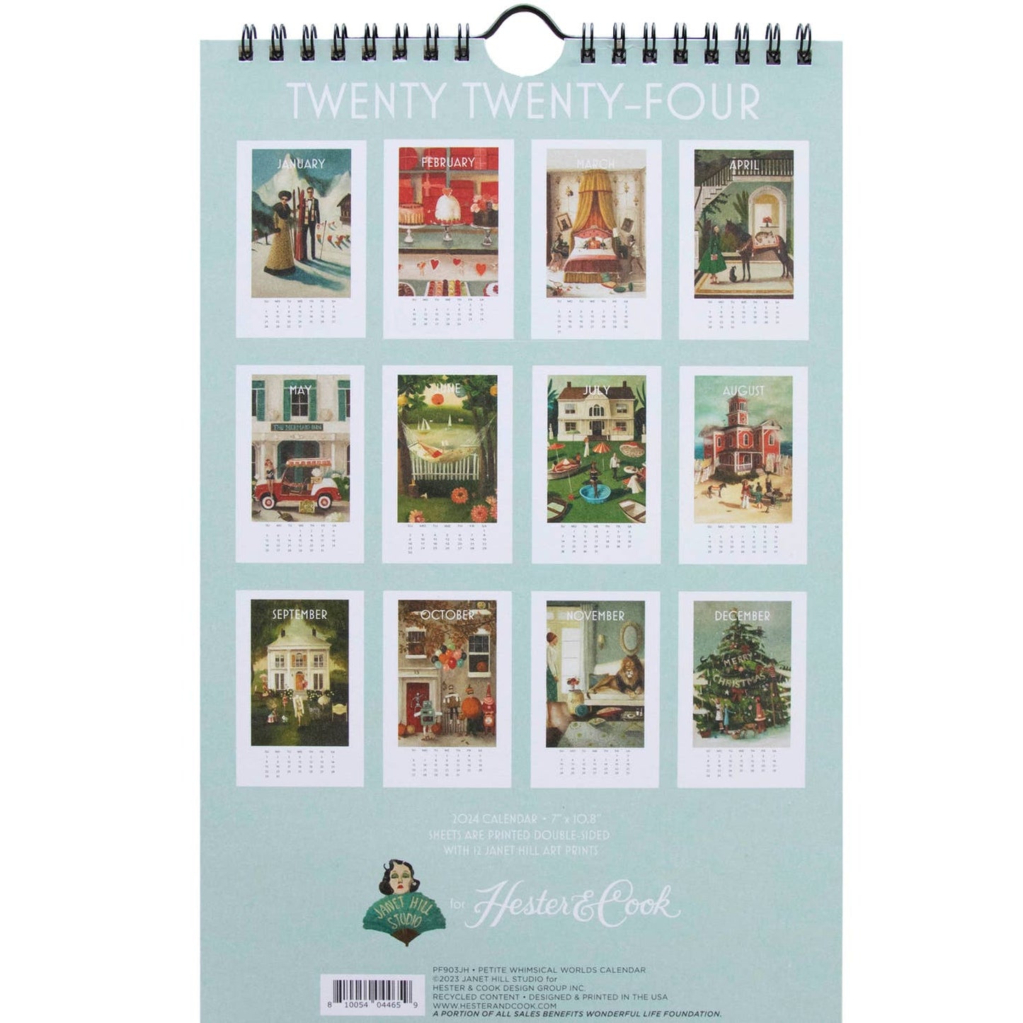 Whimsical Worlds 2024 Calendar