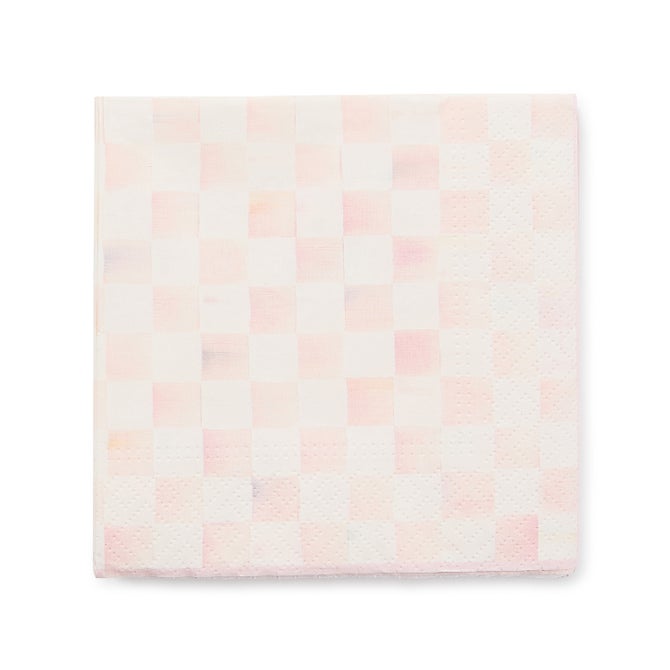 Rosy Check Cocktail Napkins