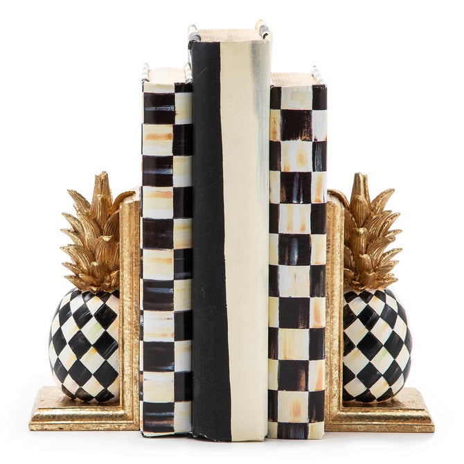 Pineapple Bookends