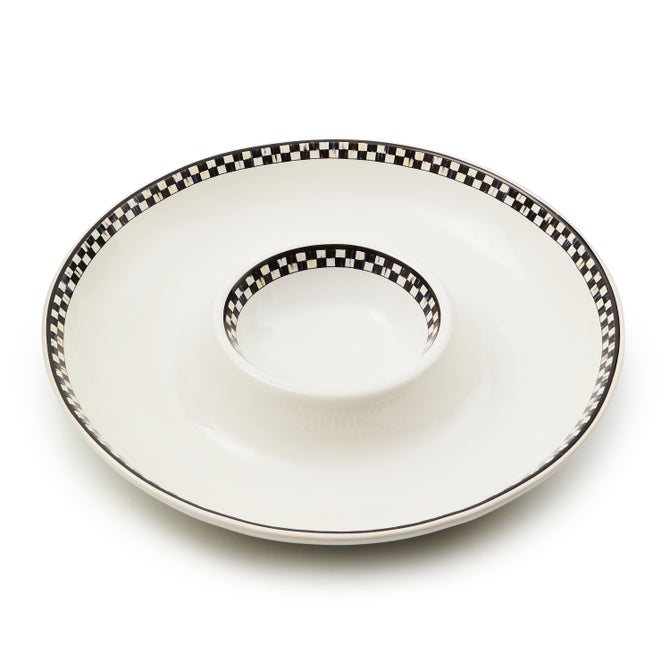 Courtly Check Chip & Dip Platter