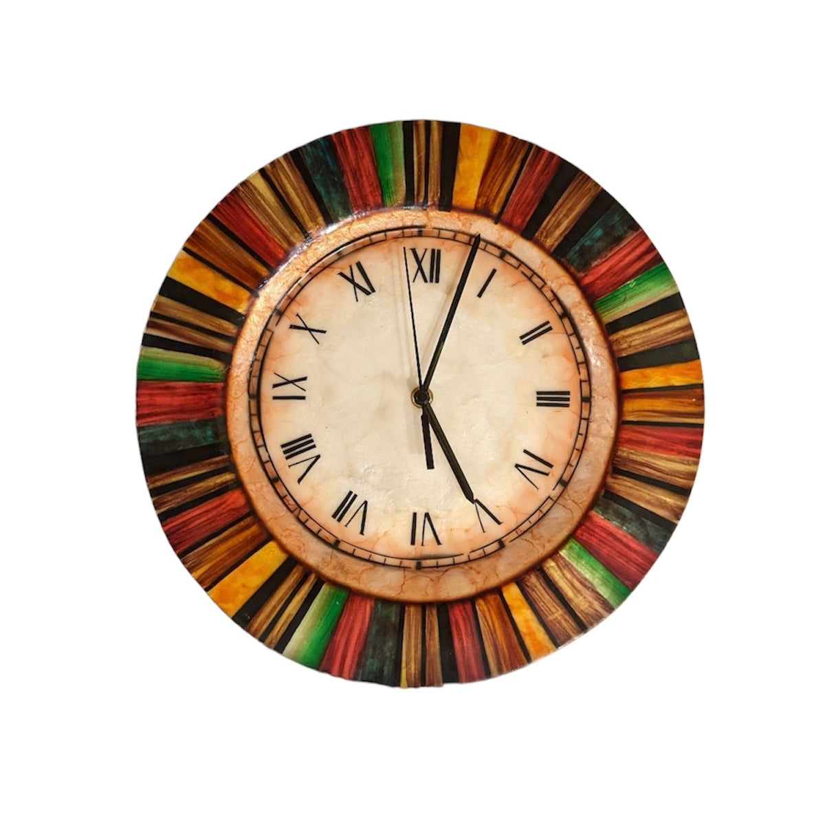 Multicolor Face Wall Clock
