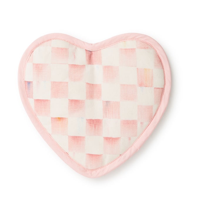 Rosy Check Heart Potholder