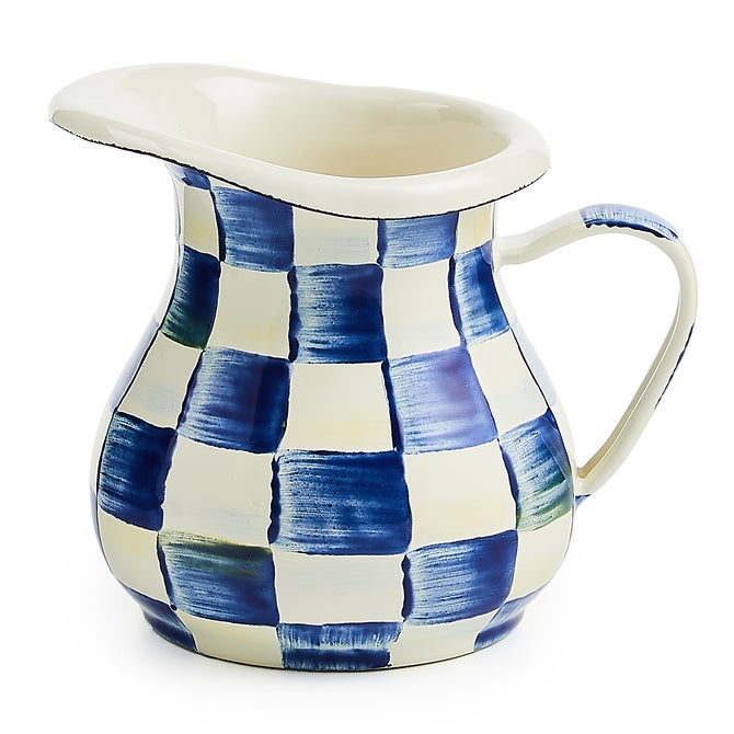 Royal Check Enamel Creamer