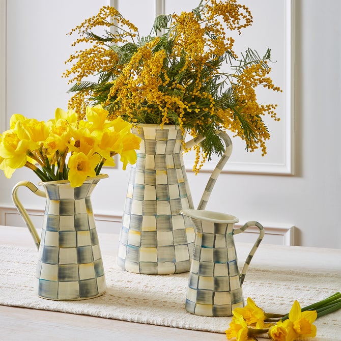 Sterling Check Practical Pitcher, Medium