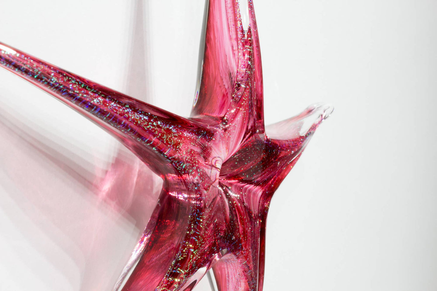 Ornament Star - Cranberry Starry Night Stars