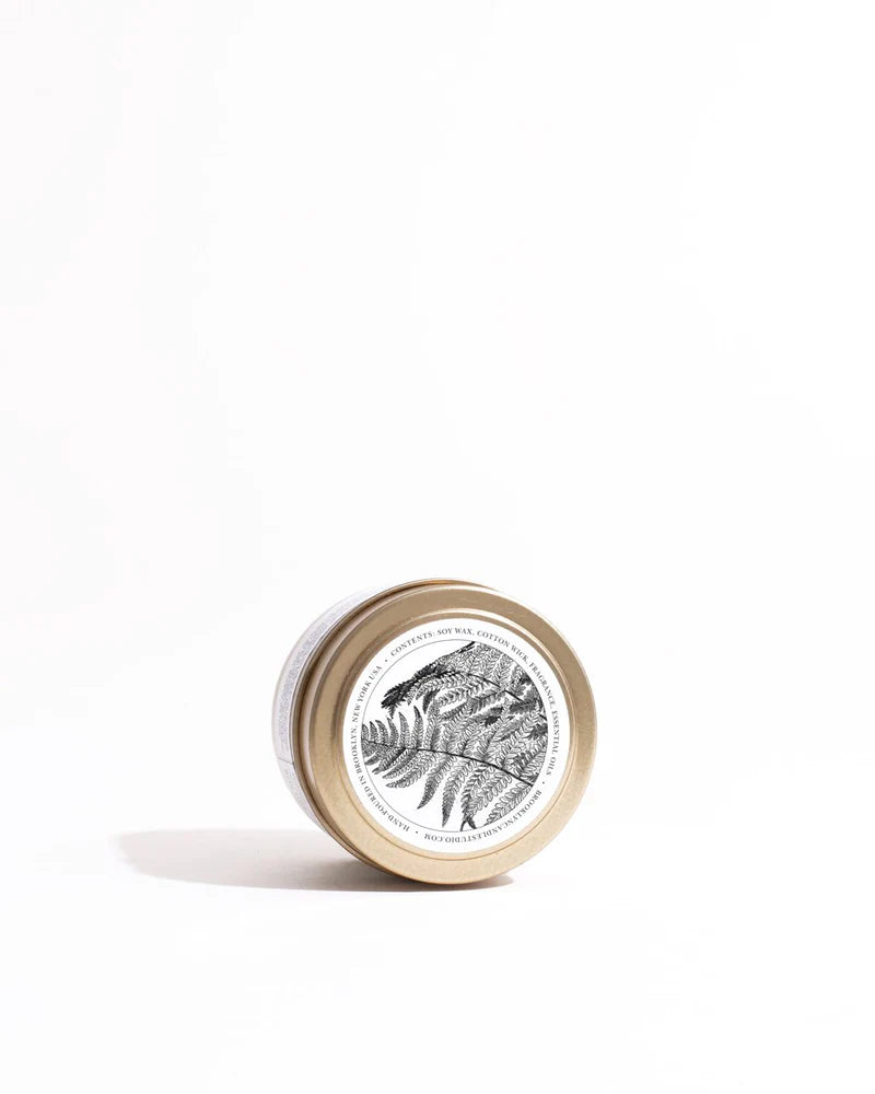 Fern + Moss Tin Travel Candle