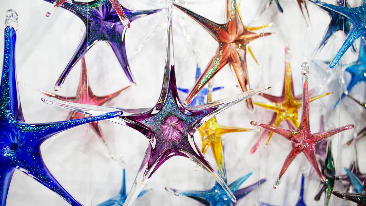 Ornament Star - Cobalt Starry Night Stars