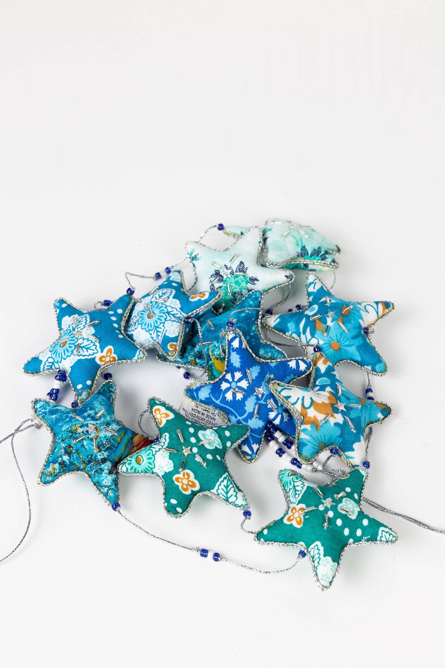 Embroidered Star Garland