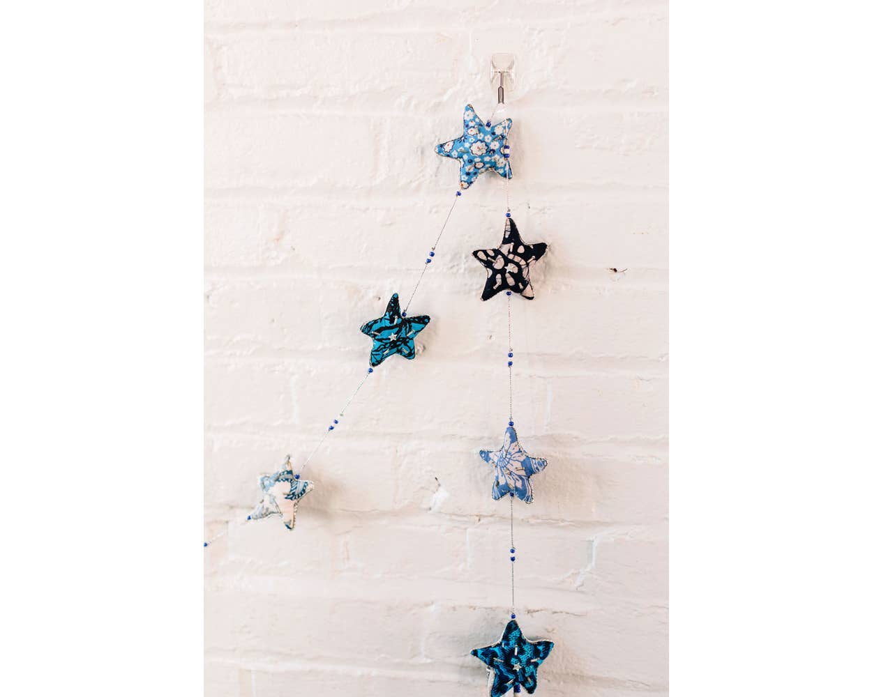 Embroidered Star Garland