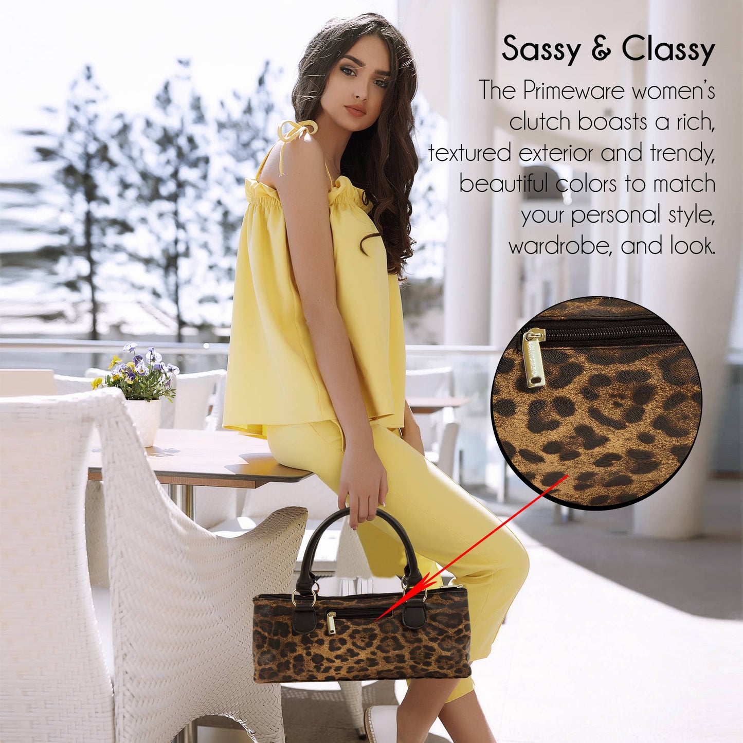 Wine Clutch | Wine Purse Safari Design