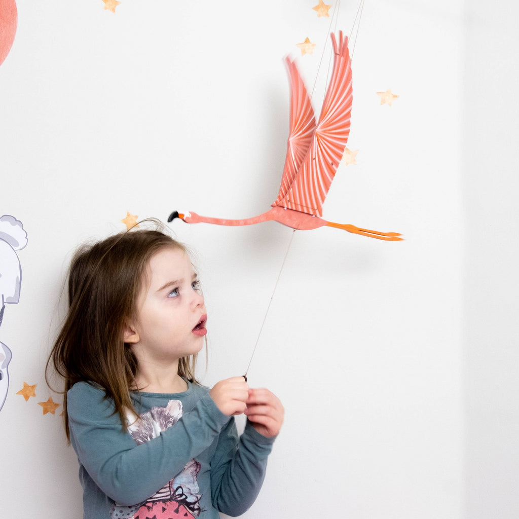 Flamingo Flying Mobile
