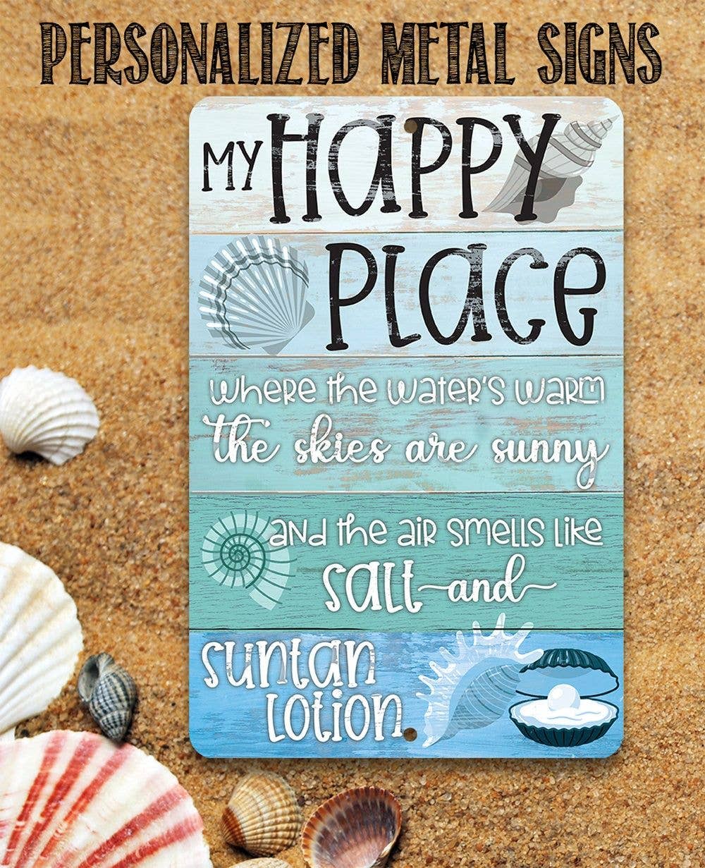 Beach Sign | My Happy Place Beach