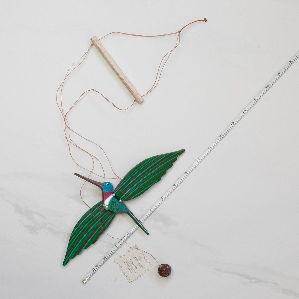 Hummingbird Flying Mobile - Green Ruby Throated