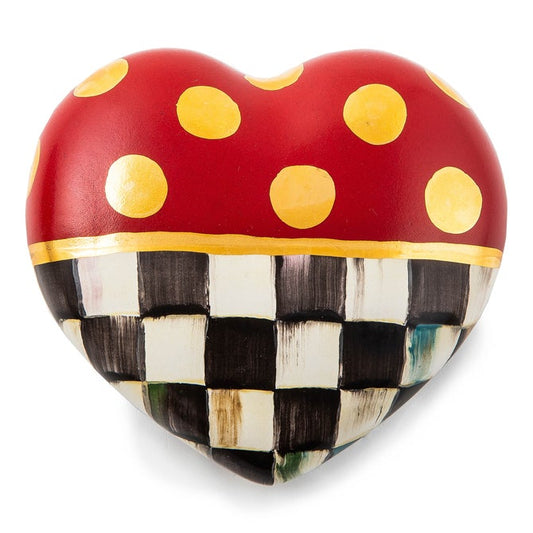 Dotty Heart Ceramic Decor
