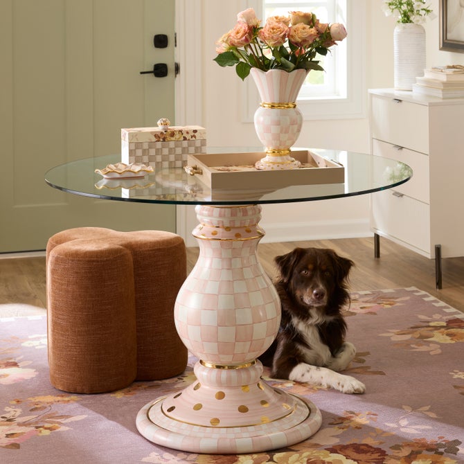 Ceramic Pedestal Table Base