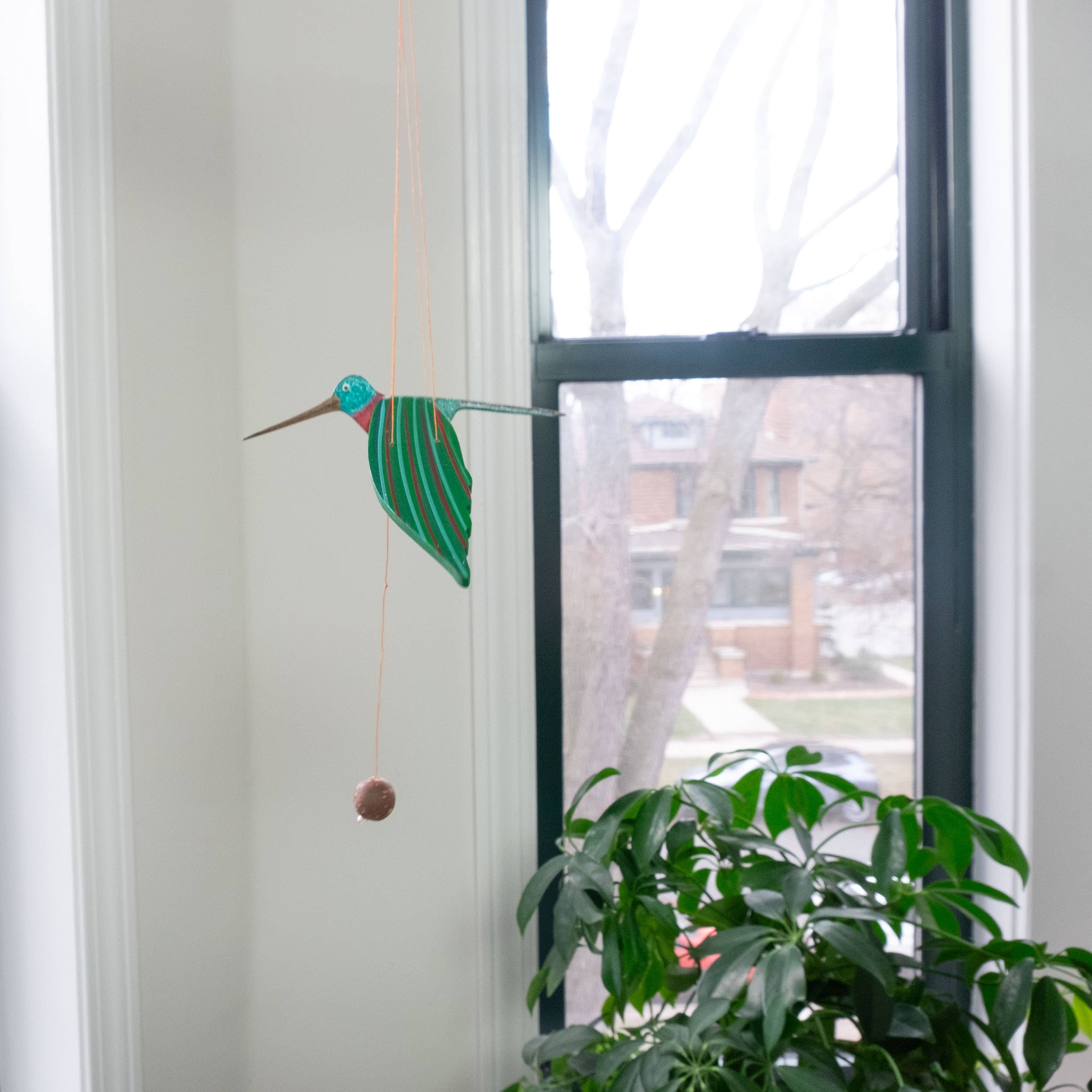 Hummingbird Flying Mobile - Green Ruby Throated