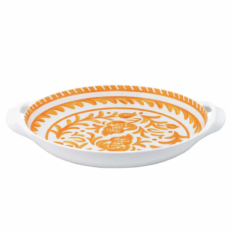 Two Handled Shallow Bowl