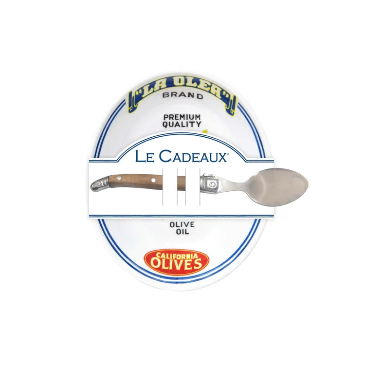 Olive Bowl & Acacia Wood Spoon