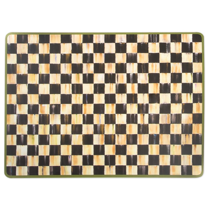 Courtly Check Cork Back Placements