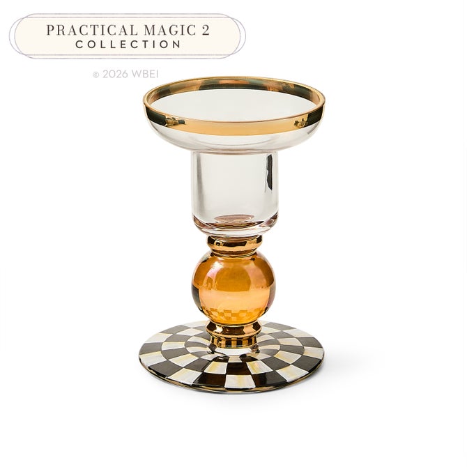 Courtly Check Small Candlestick