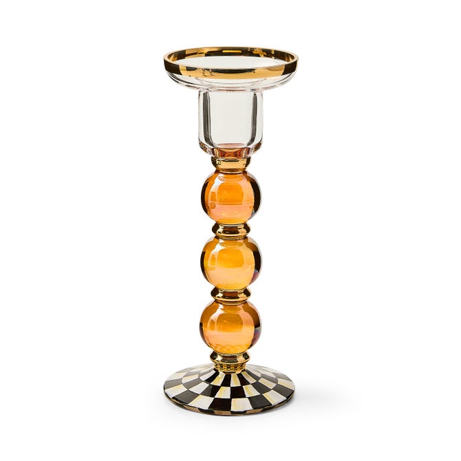 Check Glass Candlestick - Large