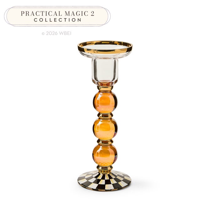 Courtly Check Large Candlestick