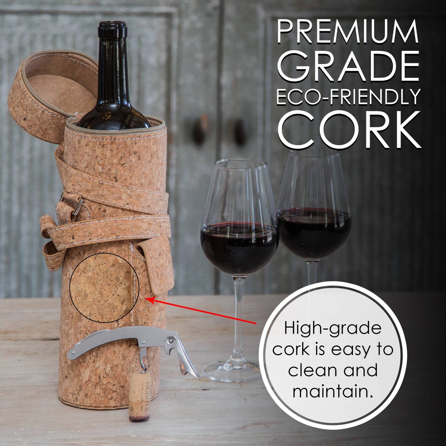 Enclave Wine Single Bottle Carrier