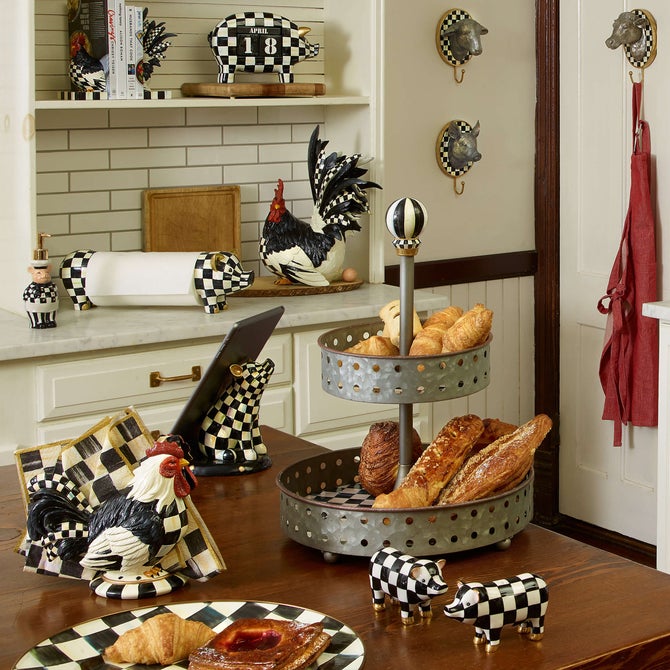 Courtly Check Rooster