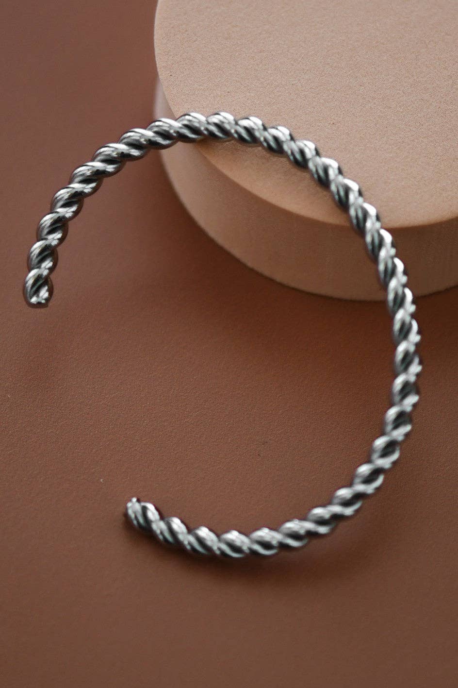 Tarnish-Resistant Waterproof Stainless Steel Cuff - 7207