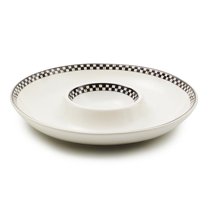 Courtly Check Chip & Dip Platter