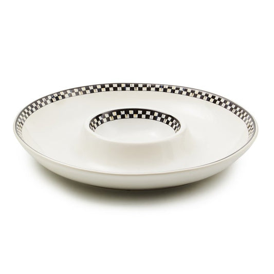 Courtly Check Chip & Dip Platter