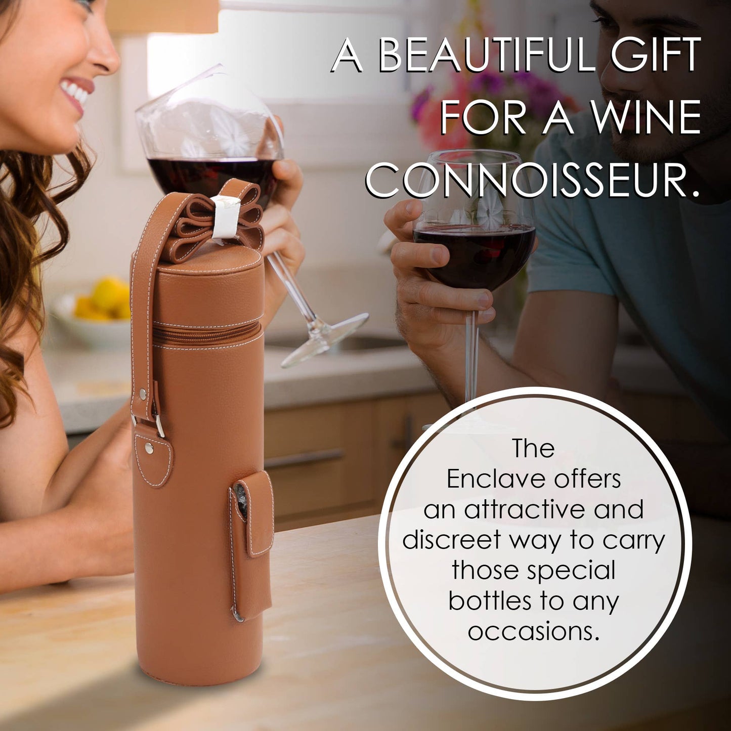 Enclave Wine Single Bottle Carrier