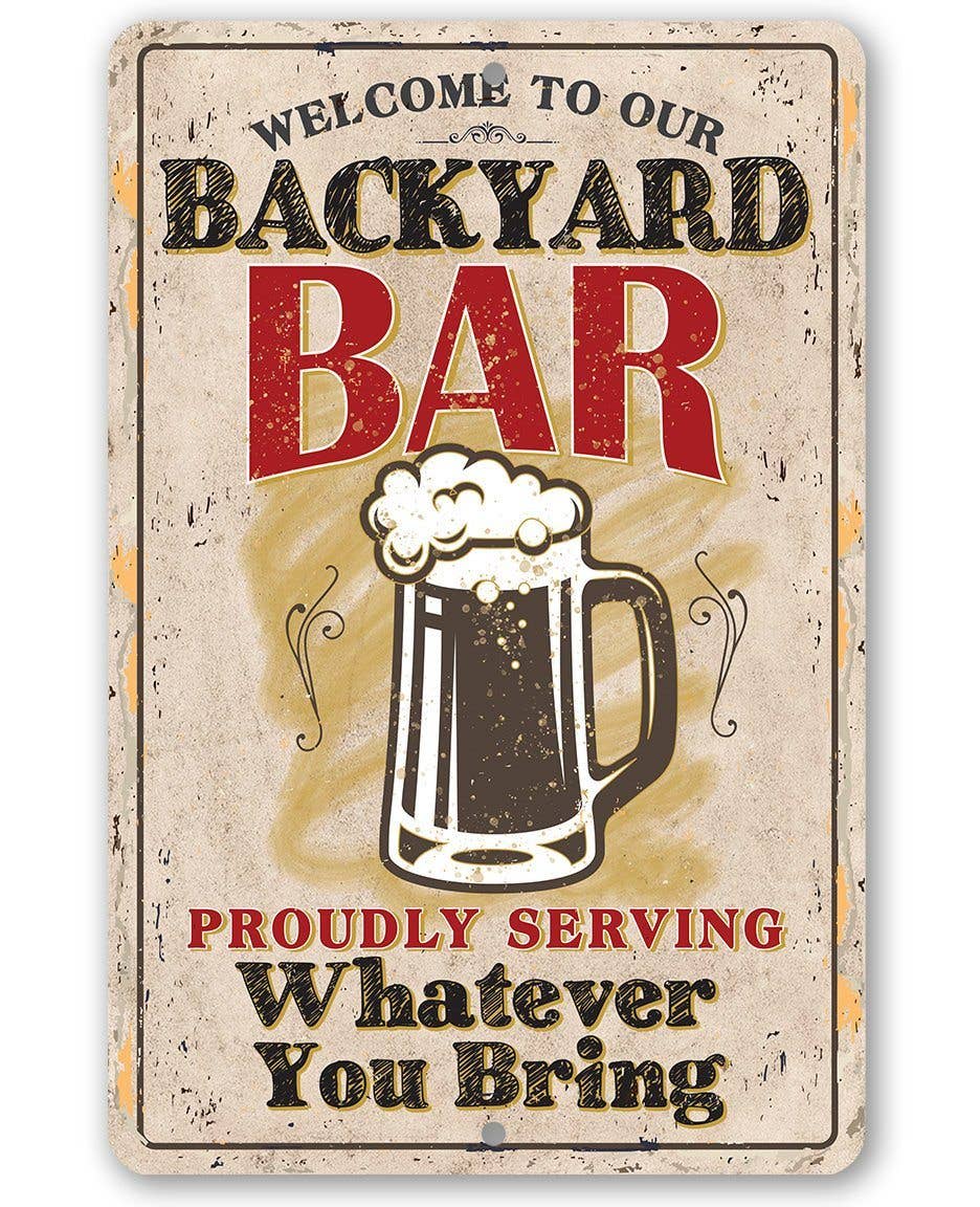 Bar Sign | Backyard Bar