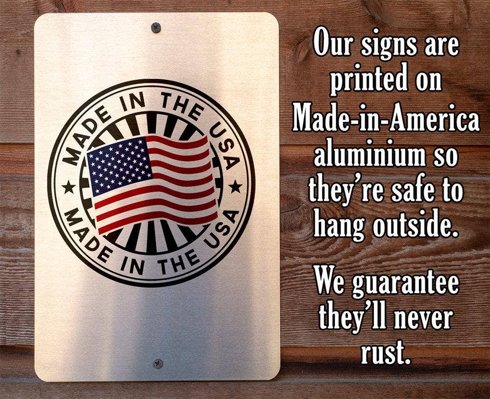 Entrance to Speakeasy - Metal Sign