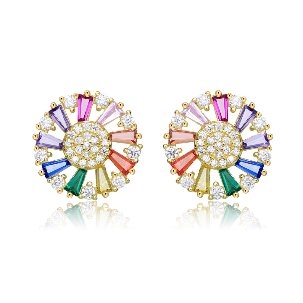 Sterling Silver Cubic Zirconia Earrings(4134)