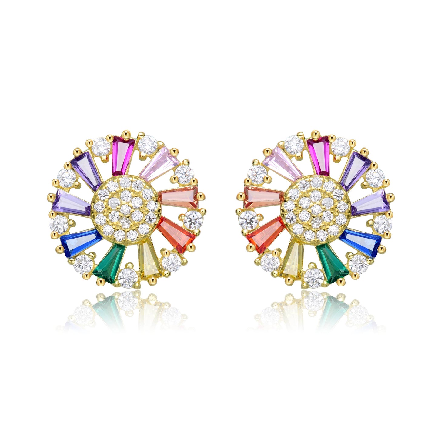 Sterling Silver Cubic Zirconia Earrings(4134)