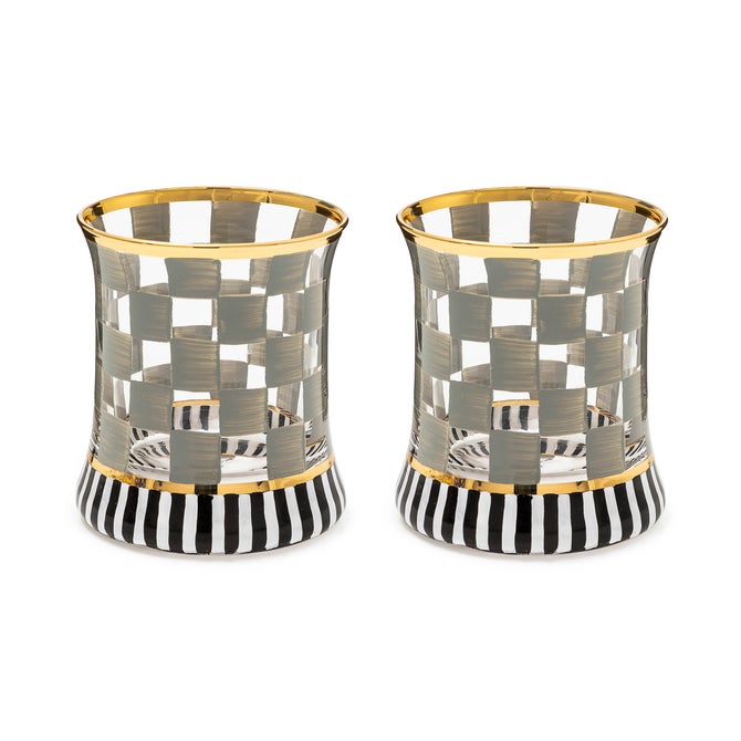 Carnival Black Highball Glass Set of 2