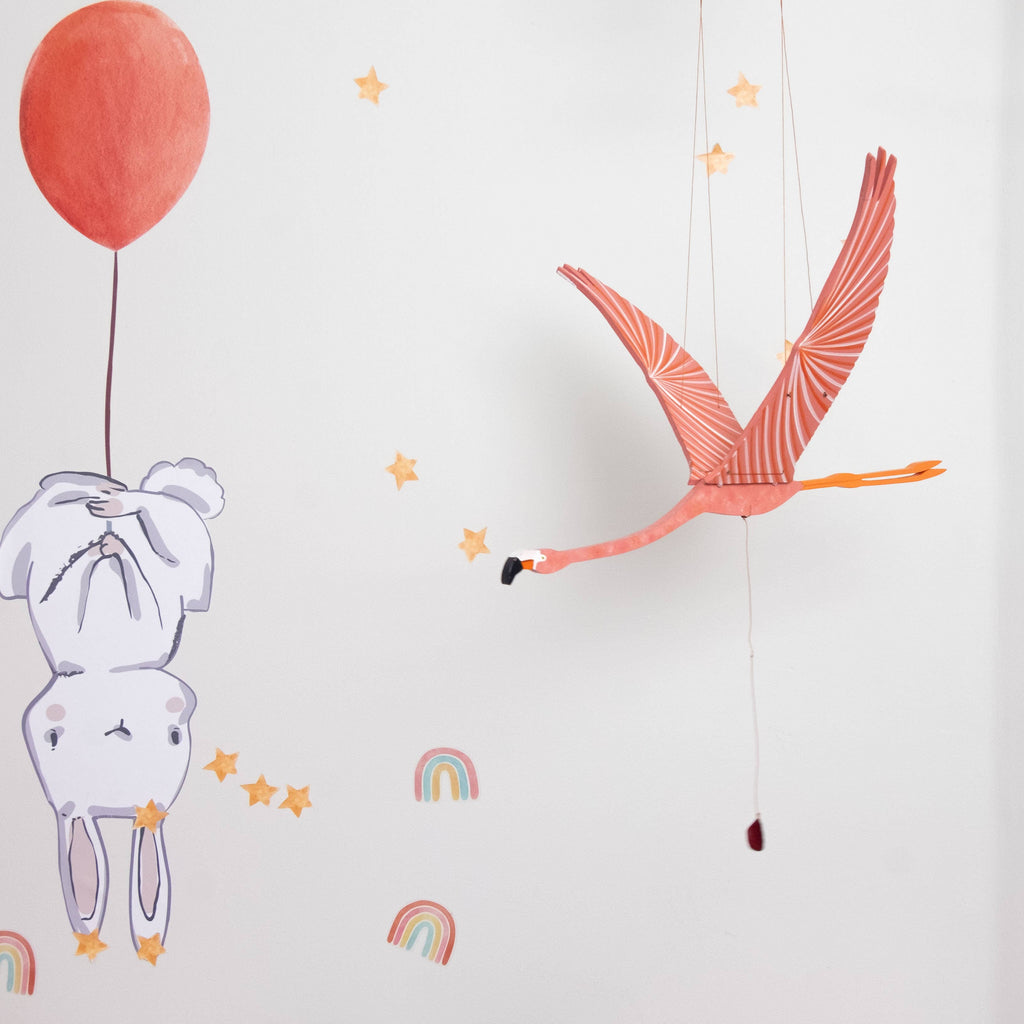 Flamingo Flying Mobile