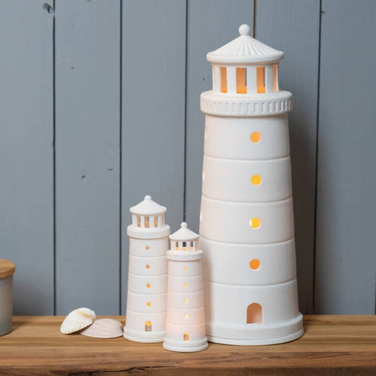 Beyond The Sea Lighthouse Tealighr Holder Large 15'7