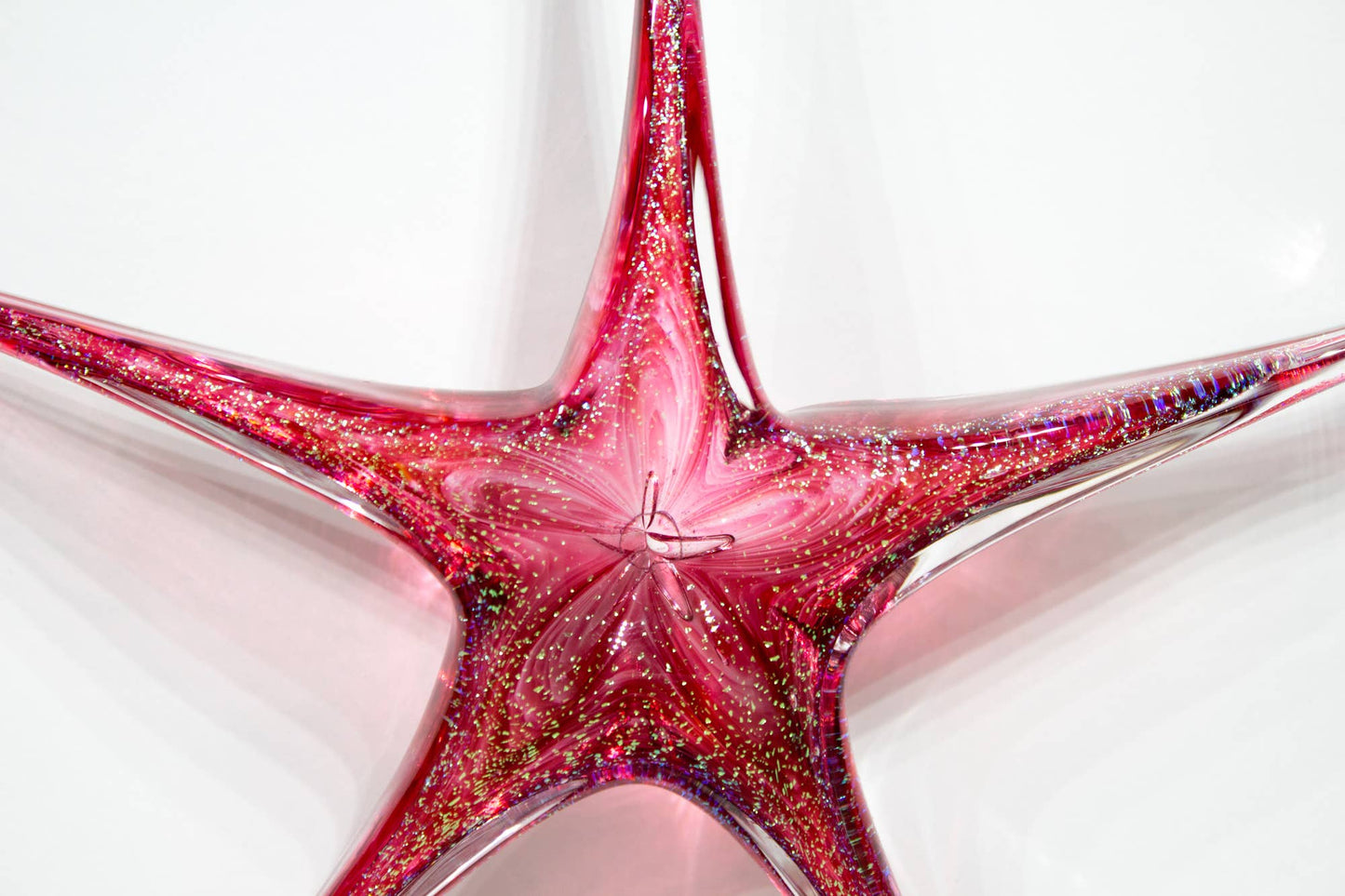 Ornament Star - Cranberry Starry Night Stars