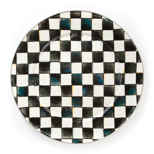 Courtly Check Round Tray