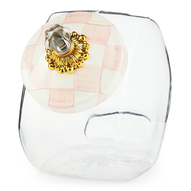 Cookie Jar with Rosy Check Lid