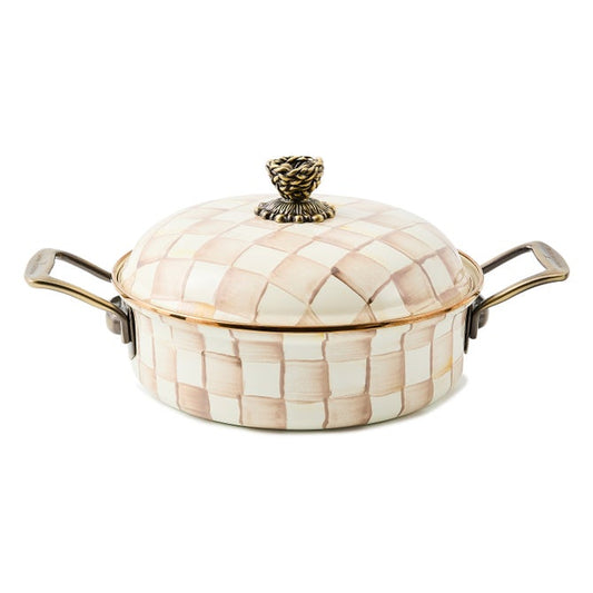 Mocha Check 3 Qt. Casserole 5 out of 5 Customer Rating $249.95