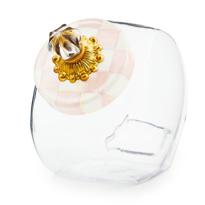 Cookie Jar with Rosy Check Lid