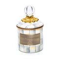 Sterling Check Enamel Canister Mini