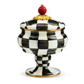 Courtly Check Enamel Curiosity Pot