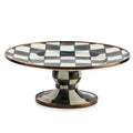 Courtly Check Pedestal Platter - Mini