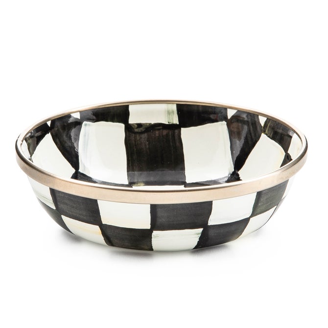 Courtly Check Enamel Relish Dish