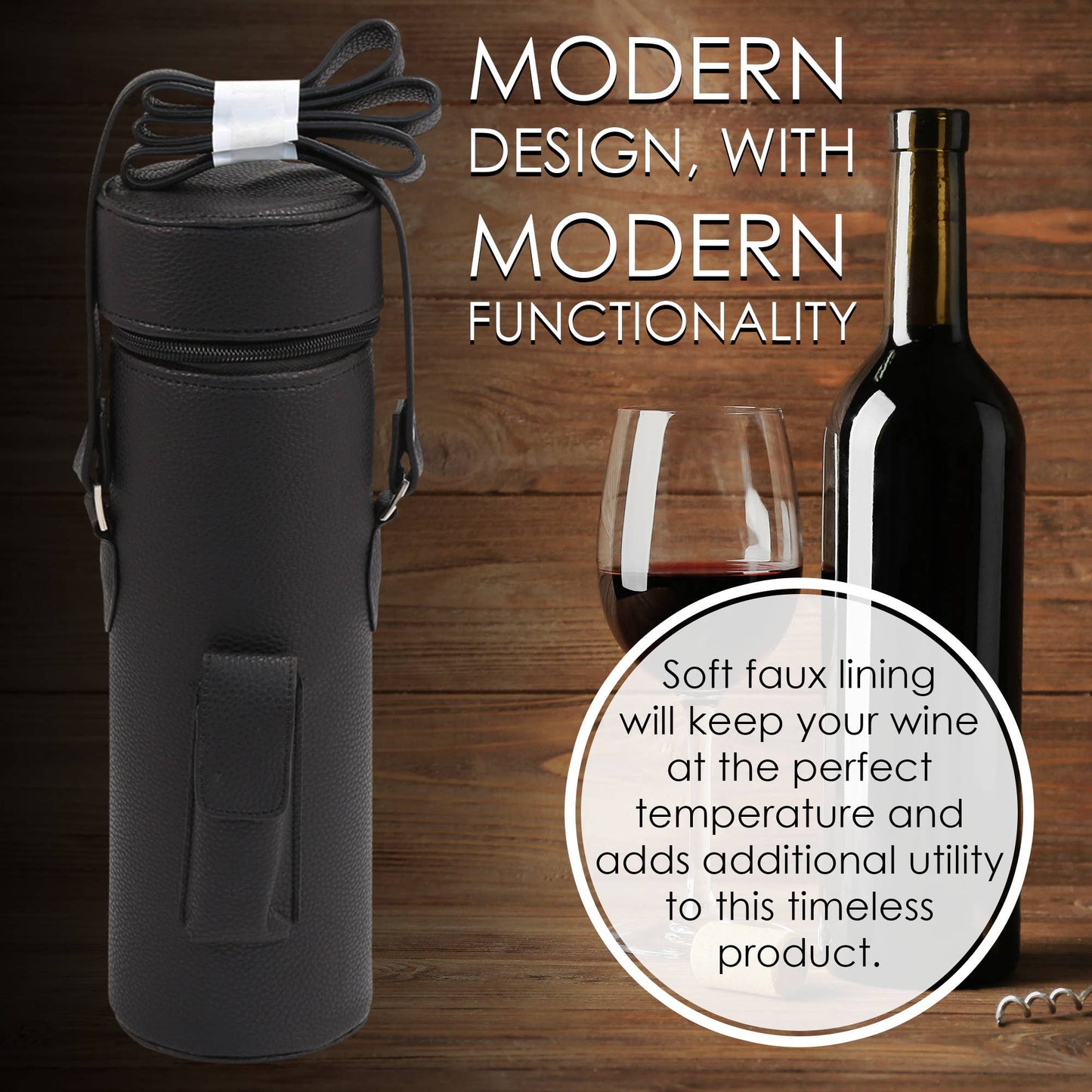 Enclave Wine Single Bottle Carrier