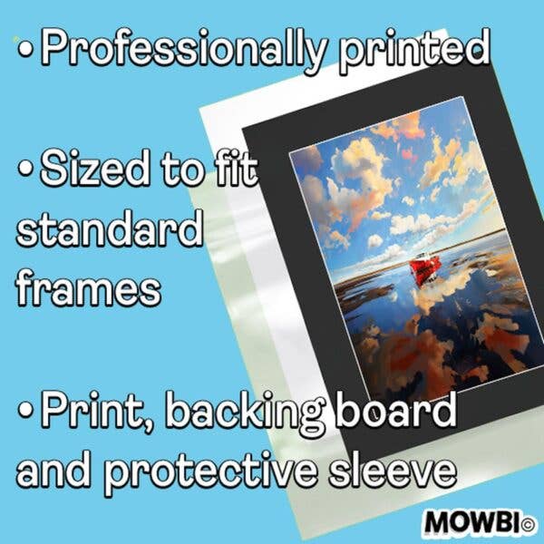Three Witch's on a Mission Halloween Art Print - 8"x10" Artwork for 12"x14" Frame
